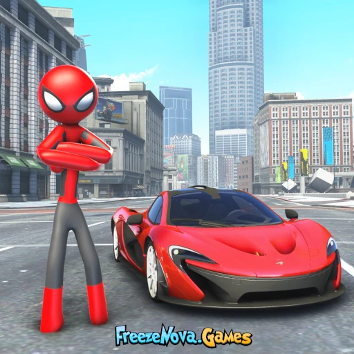 Totally Science Stickman GTA City